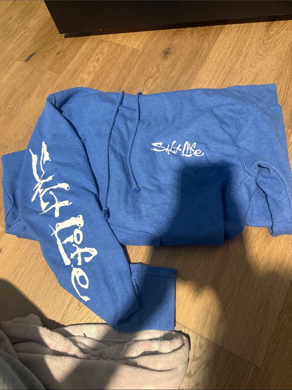 Salt Life Youth Royal Blue Pullover Hoodie with White Logos